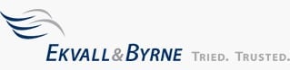 Ekvall and Byrne company logo with tagline Tried. Trusted.